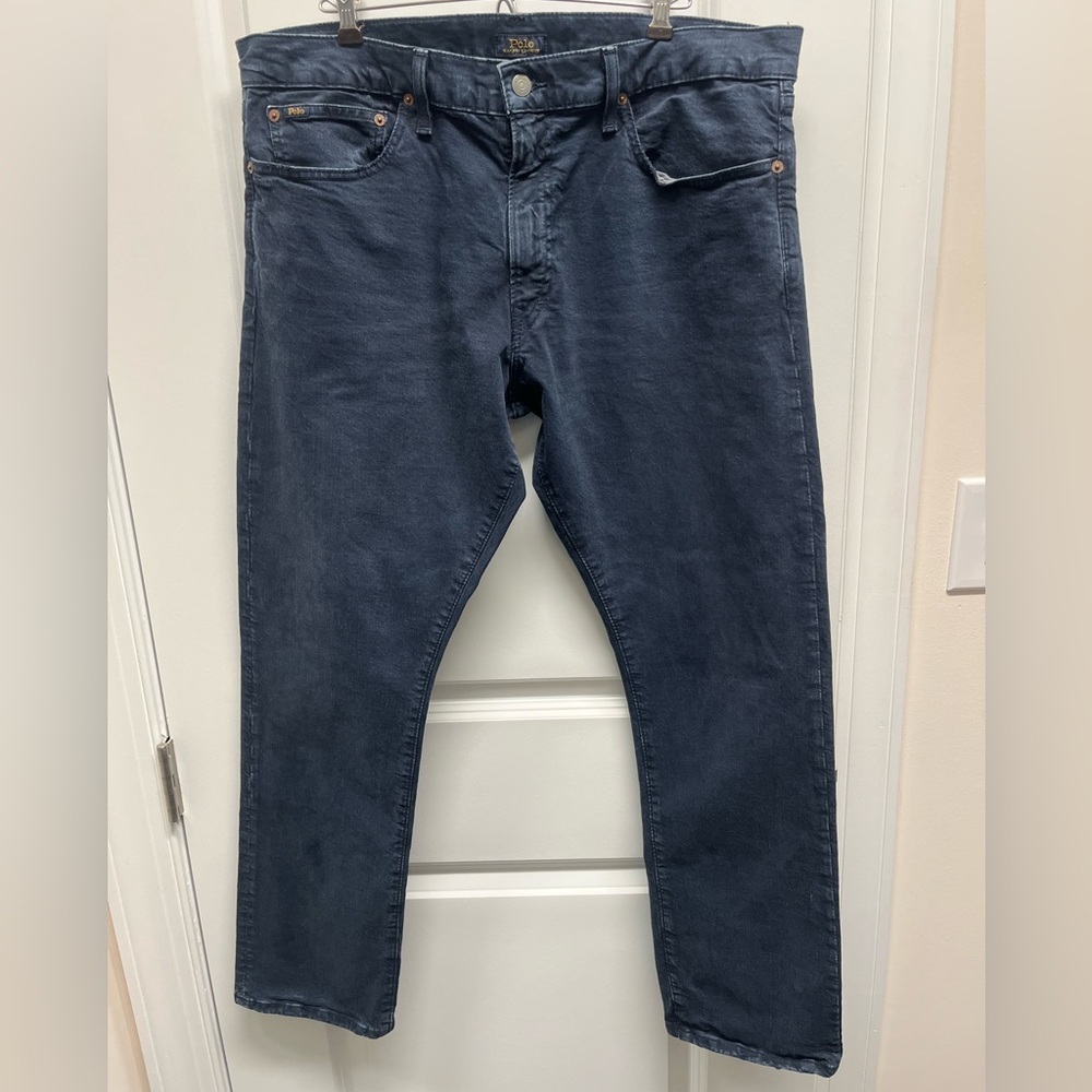 Polo Ralph Lauren Varick Slim Straight Jeans Dark Wash 36x30